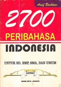 2700 Peribahasa Indonesia