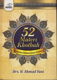 Image of 52 Materi Khotbah