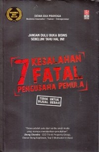 7 Kesalahan Fatal Pengusaha Pemula