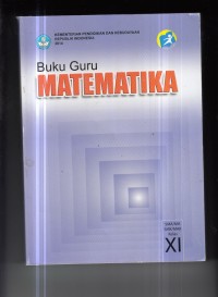 Image of Buku Guru Matematika XI
