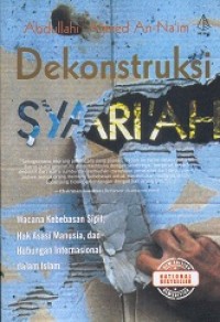 Image of Dekonstruksi Syariah