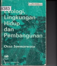Image of Ekologi Lingkungan Hidup dan Pembangunan