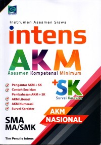 intens AKM (Asesmen Kompetensi Minimum) + SK (Survei Karakter)