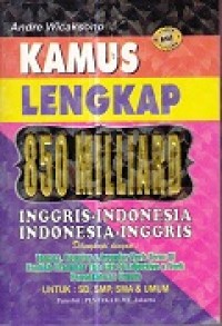 Kamus Lengkap 850 Milliard