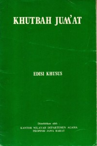 Image of Khutbah Jum'at : Edisi Basa Sunda