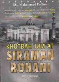 Khutbah Juma'at Siraman Rohani