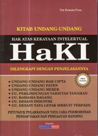 Image of Kitab Undang - Undang Hak atas Kekayaan Intelektual (HaKI)