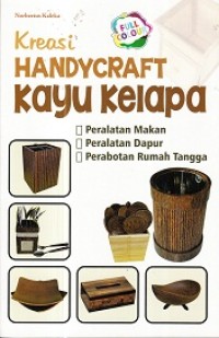 Kreasi Handycraft kayu kelapa