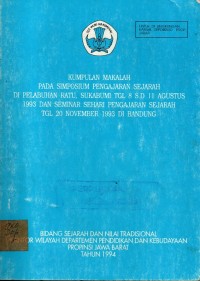 Image of Kumpulan Makalah pada Simposium pengaajaran Sejarah di Pelabuhan Ratu Sukabumi