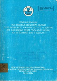 Kumpulan Makalah pada Simposium pengaajaran Sejarah di Pelabuhan Ratu Sukabumi