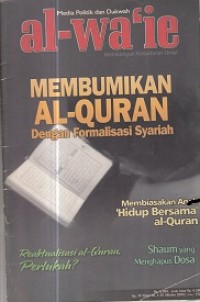 Image of Membumikan Al-Quran dengan Formalisasi Syariah