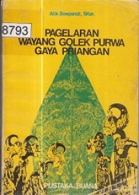 Pagelaran Wayang golek purwa gaya priangan