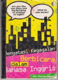 Mengatasi Kegagalan berbicara Dalam Bahasa Inggris