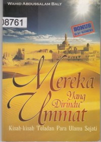 Image of Mereka Yang di Rindu Ummat