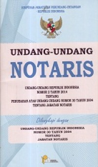 Undang -Undang Notaris