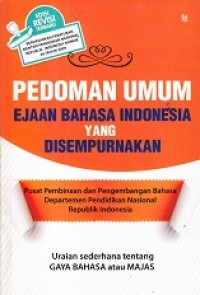 Pedoman Umum Ejaan Bahasa Indonesia Yang Disempurnakan