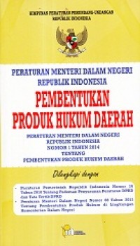 Pembentukan Produk Hukum Daerah