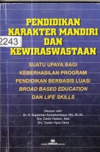 Image of Pendidikan Karakter Mandiri Dan Kewiraswataan