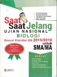 Saat - saat jelang Ujian Nasional Biologi