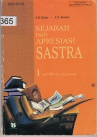 Image of Sejarah dan Apresiasi Sastra