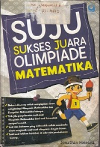 Sukses Juara Olimpiade Matematika