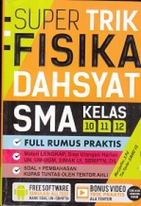 Image of Super Trik Fisika Dahsyat SMA