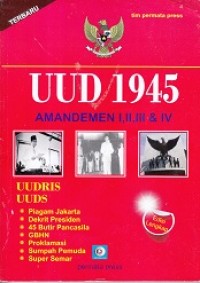 Image of UUD 1945 Amandemen I,II,III & IV