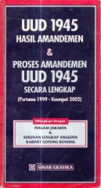 UUD 1945 Hasil Amandemen