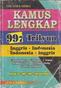 Image of Kamus Lengkap 997 Trilyun Inggris - Indonesia Indonesia - Inggris