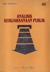 Image of Analisis Kebijaksanaan Publik