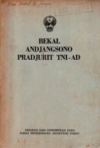Image of Bekal Andjangsono Pradjurit TNI - AD