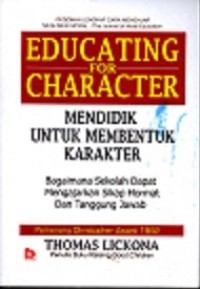 Image of Educating For Character