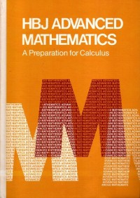 Image of HBJ Advance Mathematics a Preparation for  Calculus