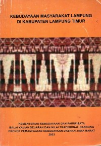 Image of Kebudayaan Masyarakat Lampung di Kabupaten Lampung Timur