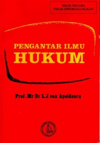 Image of Pengantar Ilmu Hukum