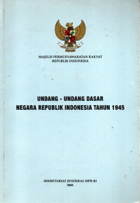 Image of Undang-Undang Dasar Negara Republik