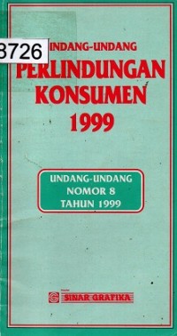 Undang-undang Perlindungan Konsumen 1999