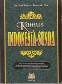 Image of Kamus Indonesia-Sunda