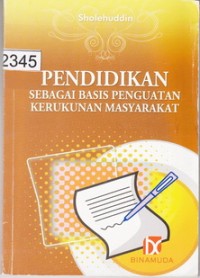 Image of Pendidikan Sebagai Basis Penguatan Kerukunan Masyarakat