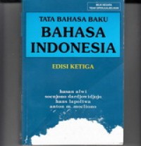 Tata Bahasa Baku Bahasa Indonesia